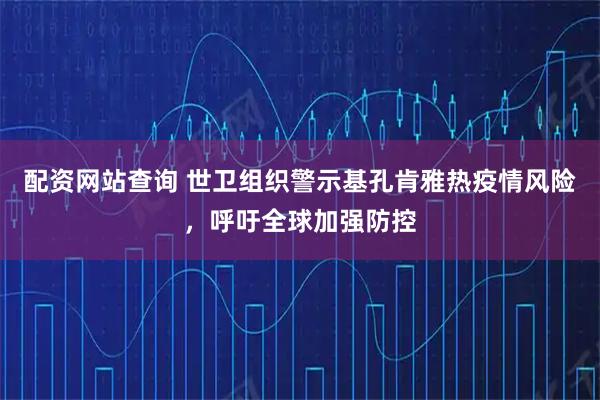配资网站查询 世卫组织警示基孔肯雅热疫情风险，呼吁全球加强防控