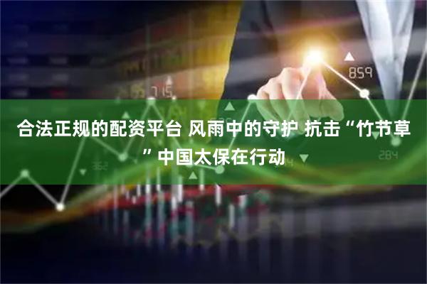 合法正规的配资平台 风雨中的守护 抗击“竹节草”中国太保在行动