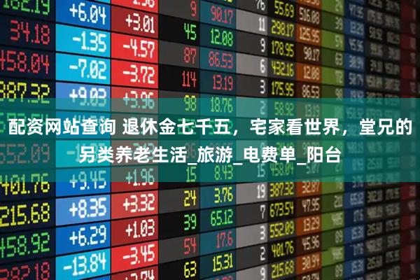 配资网站查询 退休金七千五，宅家看世界，堂兄的另类养老生活_旅游_电费单_阳台